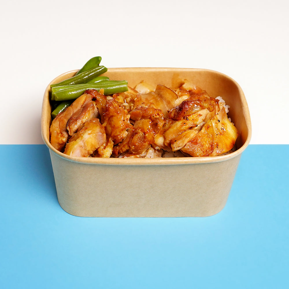 和風雞肉拼豚肉親子丼