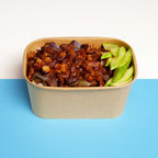 秘制醬燒茄子滷肉飯