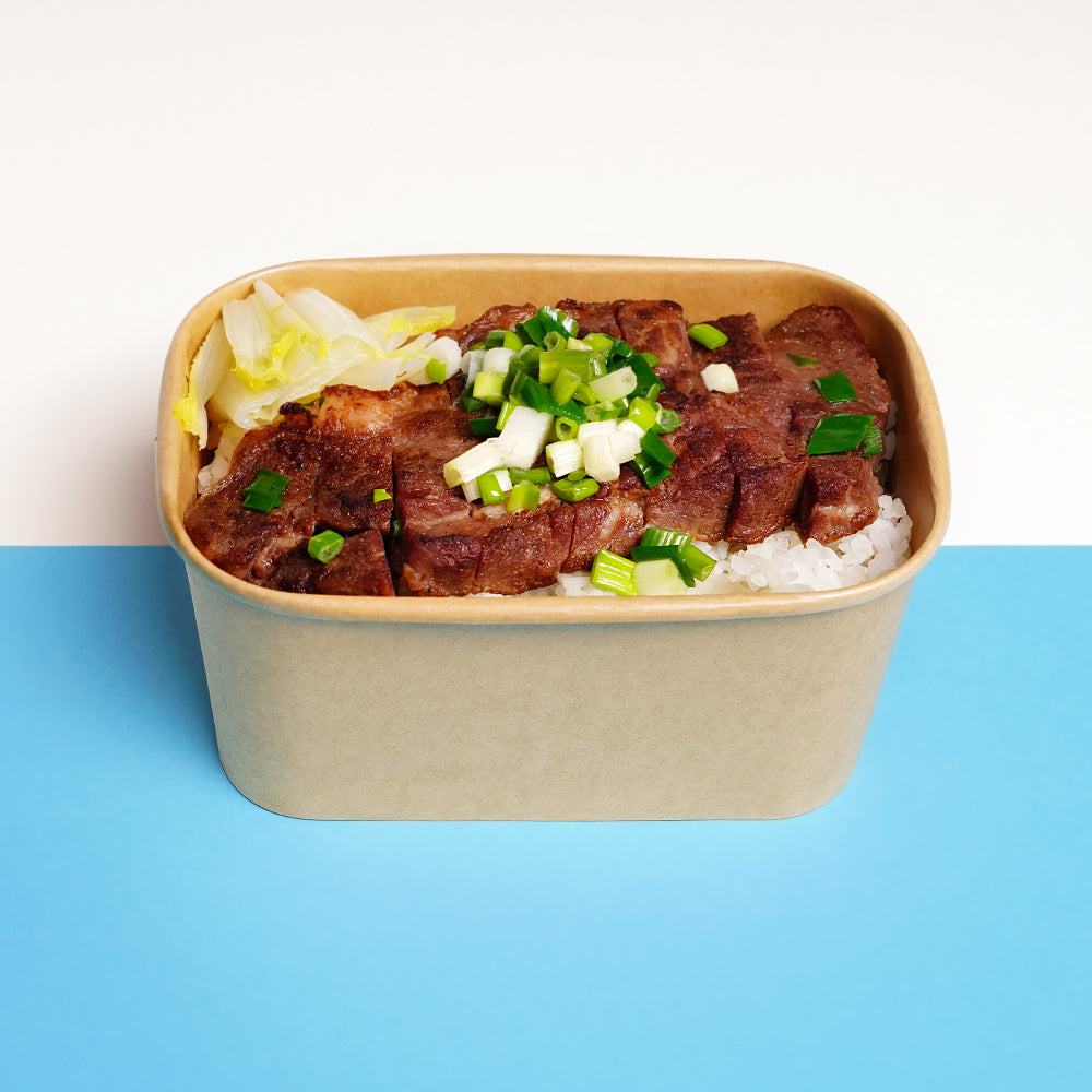 鹽蔥醬西冷牛扒飯